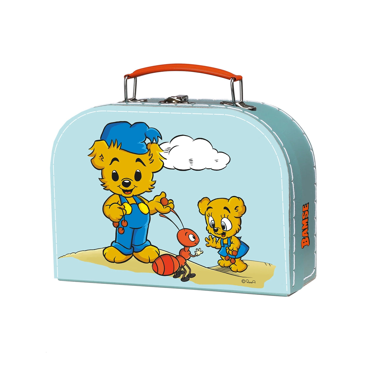 Bamse Pappväska Blå 25cm