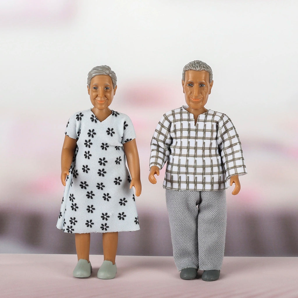 Lundby dukkehus dukkesæt ældre par Nikki