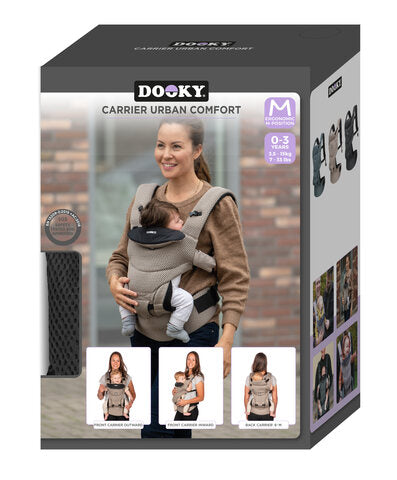 Dooky Bärsele Urban Comfort Black (3,5-15kg)