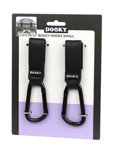 Dooky Buggy Barnvagnskrok Svart Small (2-pack)