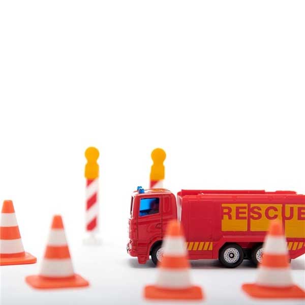 SIKU Presentset Brandbilar med tillbehör