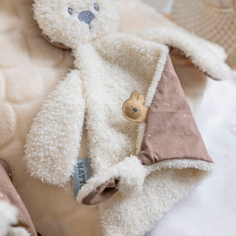 Nattou Snutte Lapidou Teddy Trekant Benvit