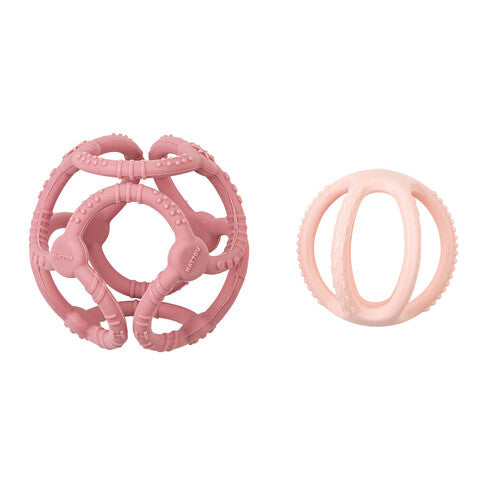 Nattou Aktivitetsboll i silikon Rosa