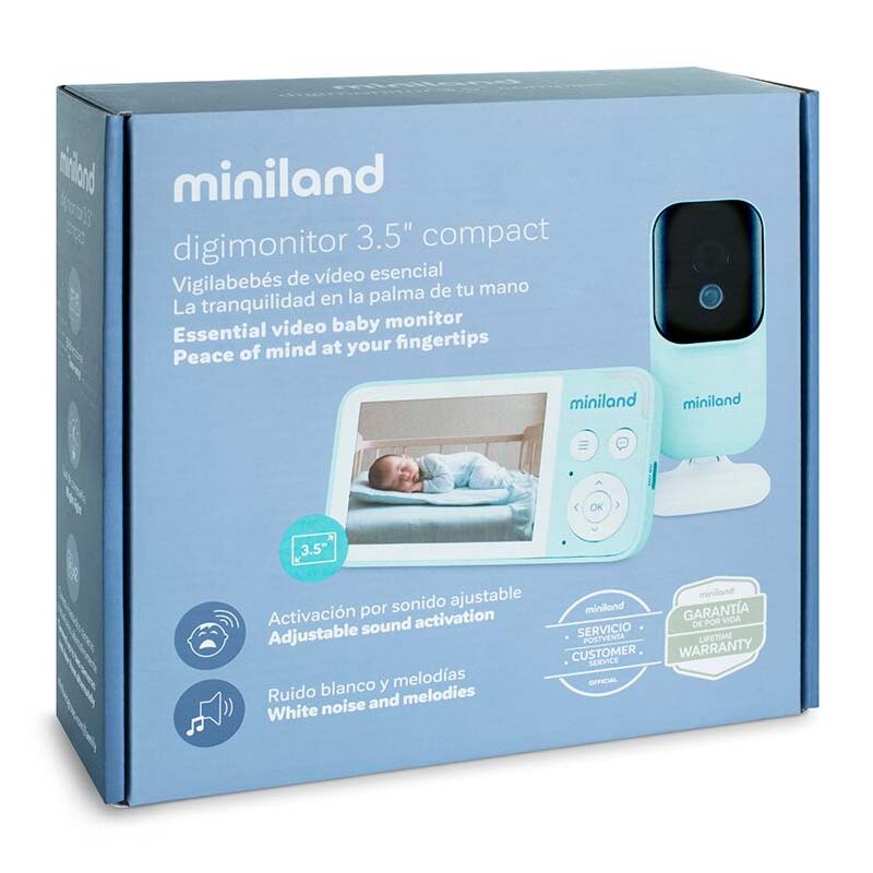 Miniland Babymonitor med video Compact 3.5"