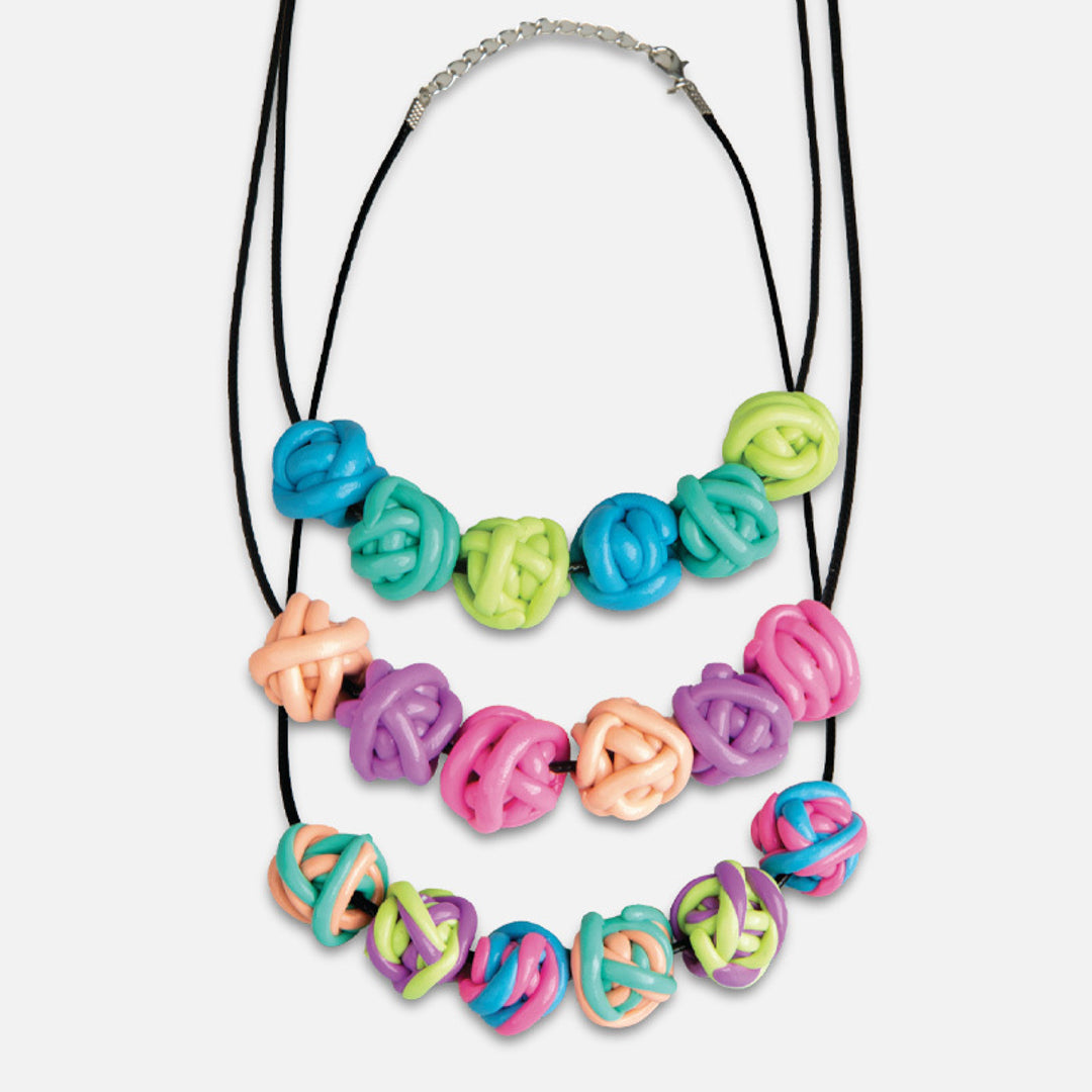 Tiger Tribe Smyckeset Jewellery Design Kit Twisty Beads Necklaces