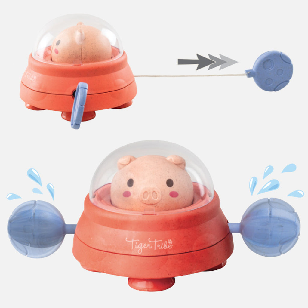 Tiger Tribe Badbåt Space Piggy med paddelmotor