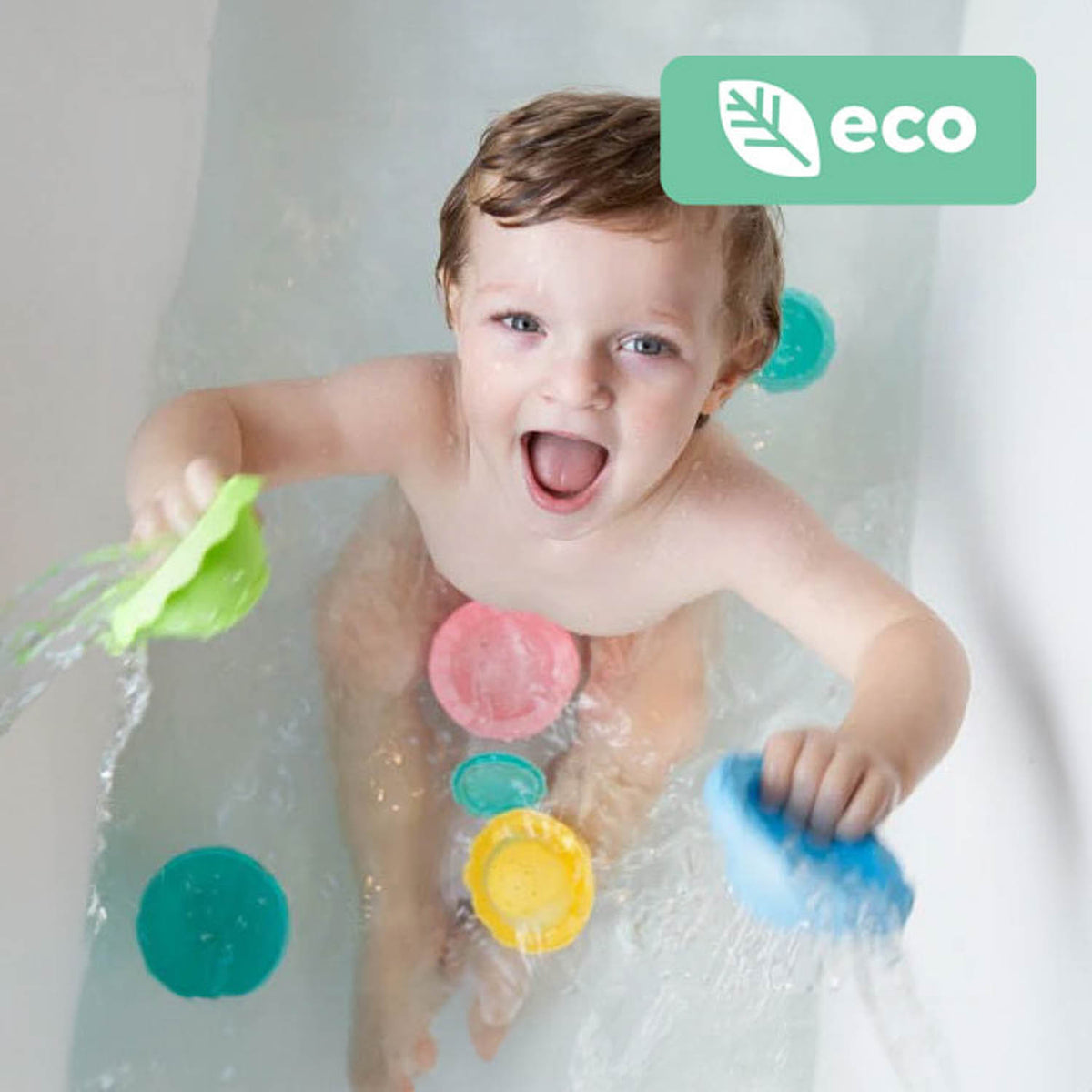 Tiger Tribe Badleksak Stack & Pour Bath Egg