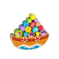 Thumbnail for Toys By Tildas Stapelleksak Balansbåt med klossar