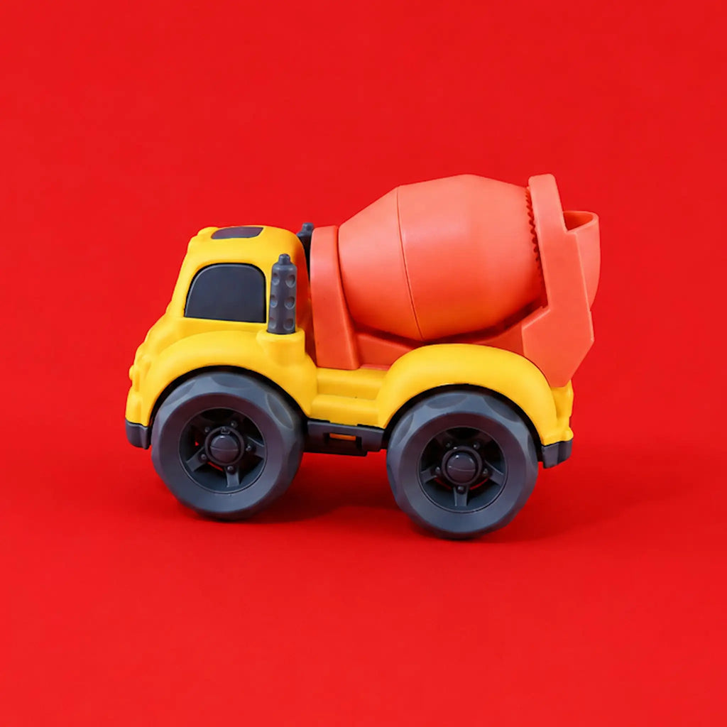 Tellus Cementbil i Bioplast med Friktion (10 cm) – bild 2