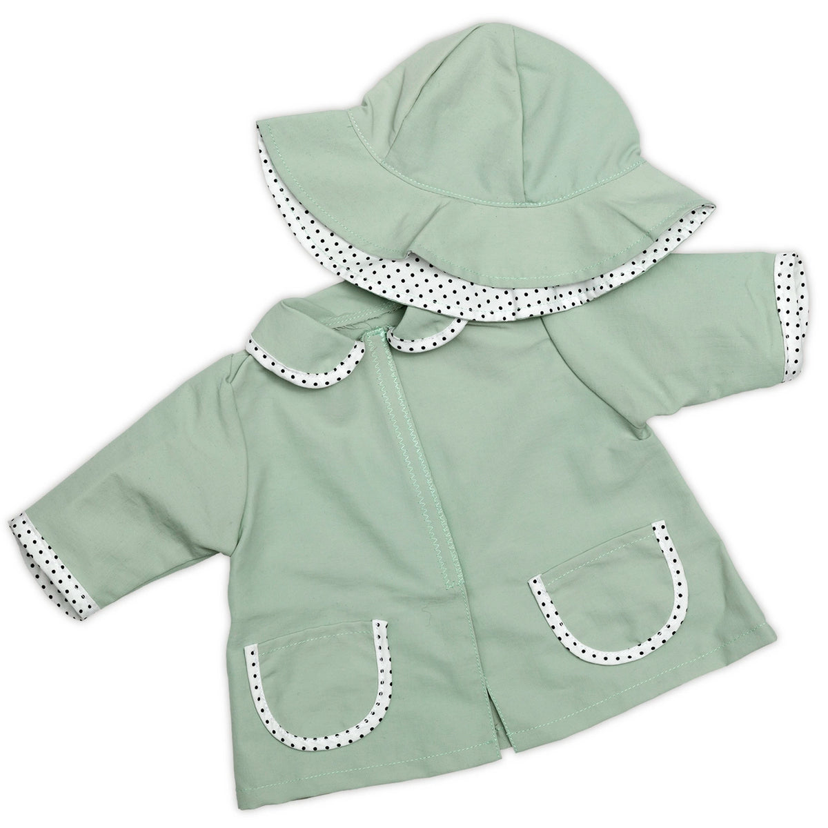 Dockkläder Regnjacka & hatt (För 41-46cm dockor)