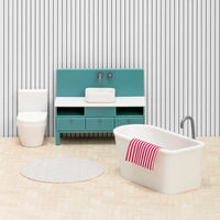 Thumbnail for Lundby Dockhusmöbler Badrumsset Basic