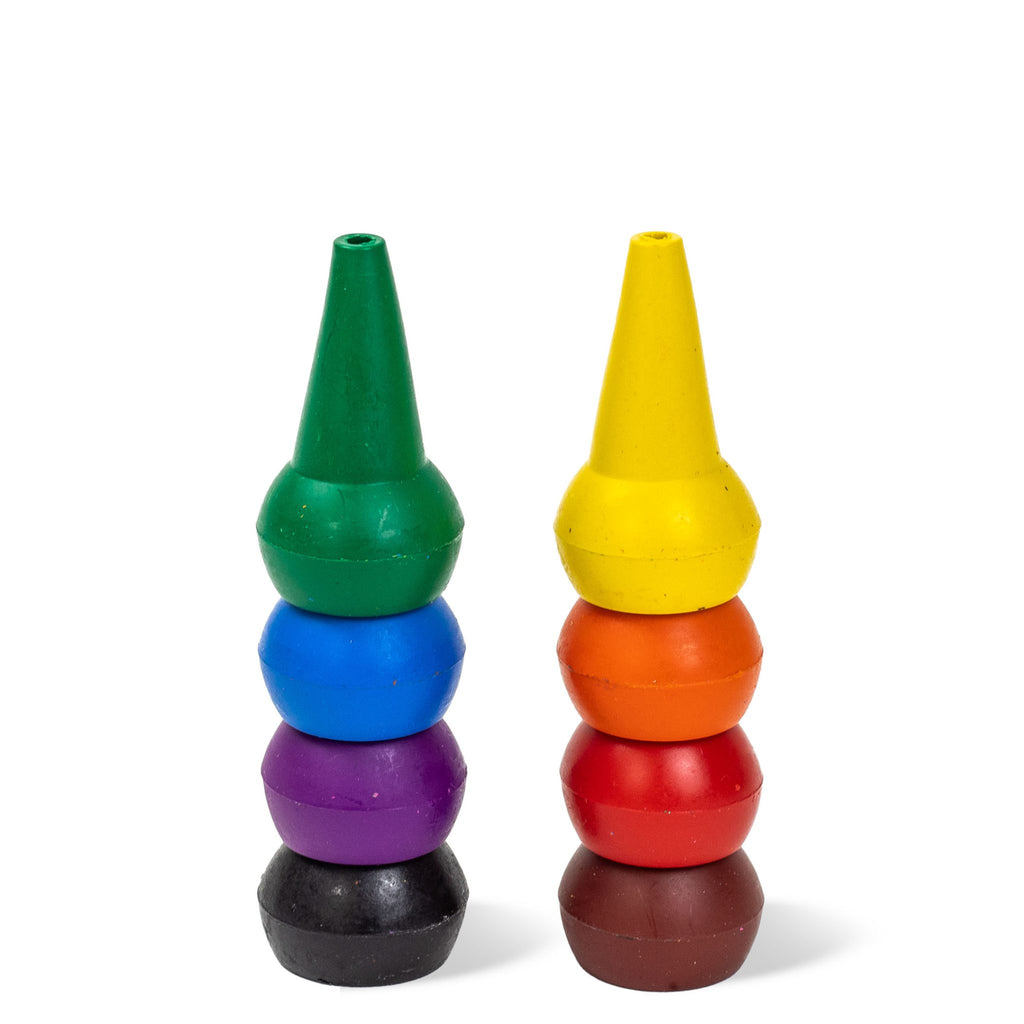 Tiger Tribe Stapelbara kritor Retro Rainbow (8 färger)