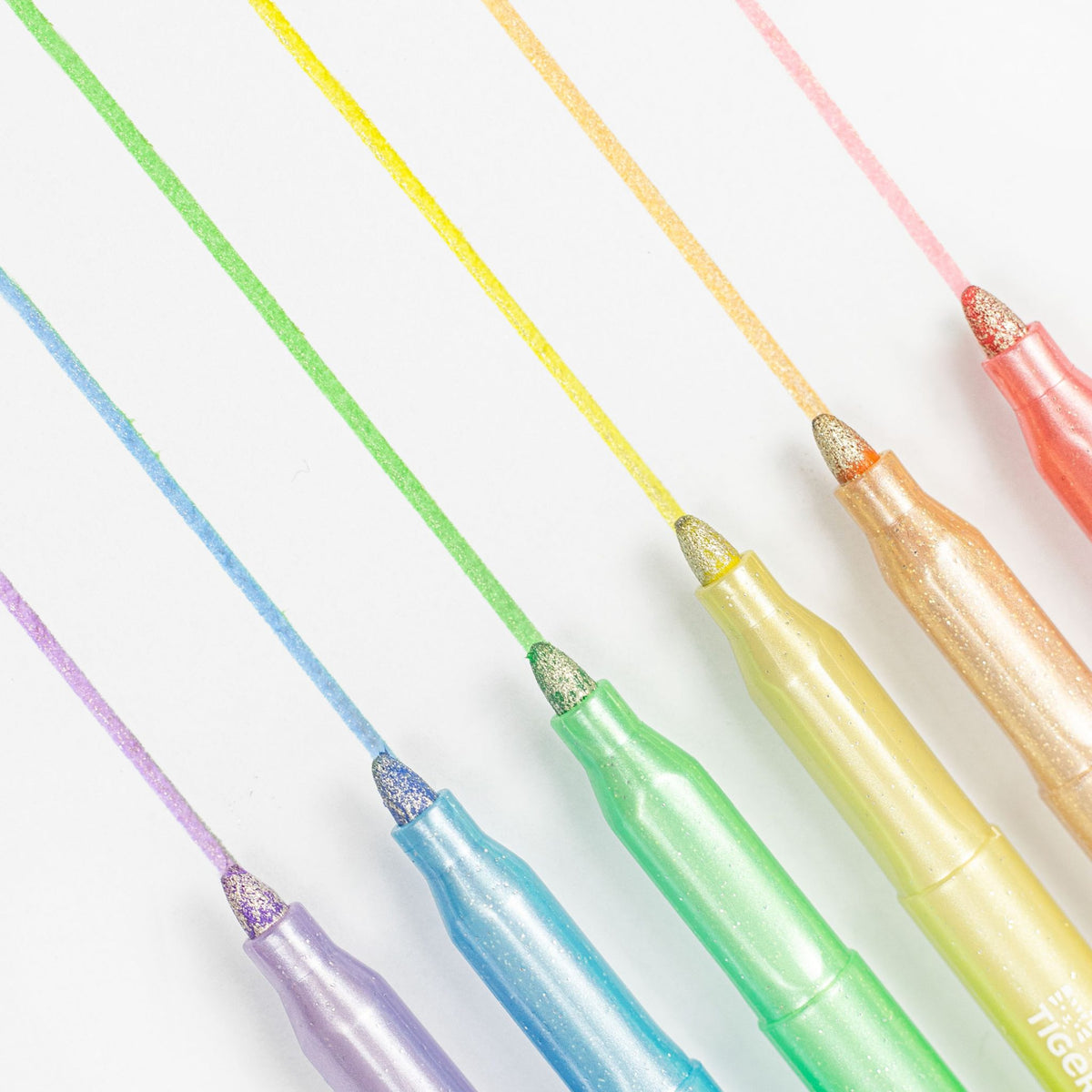 Tiger Tribe Tuschpennor Shimmer Markers (6 färger)