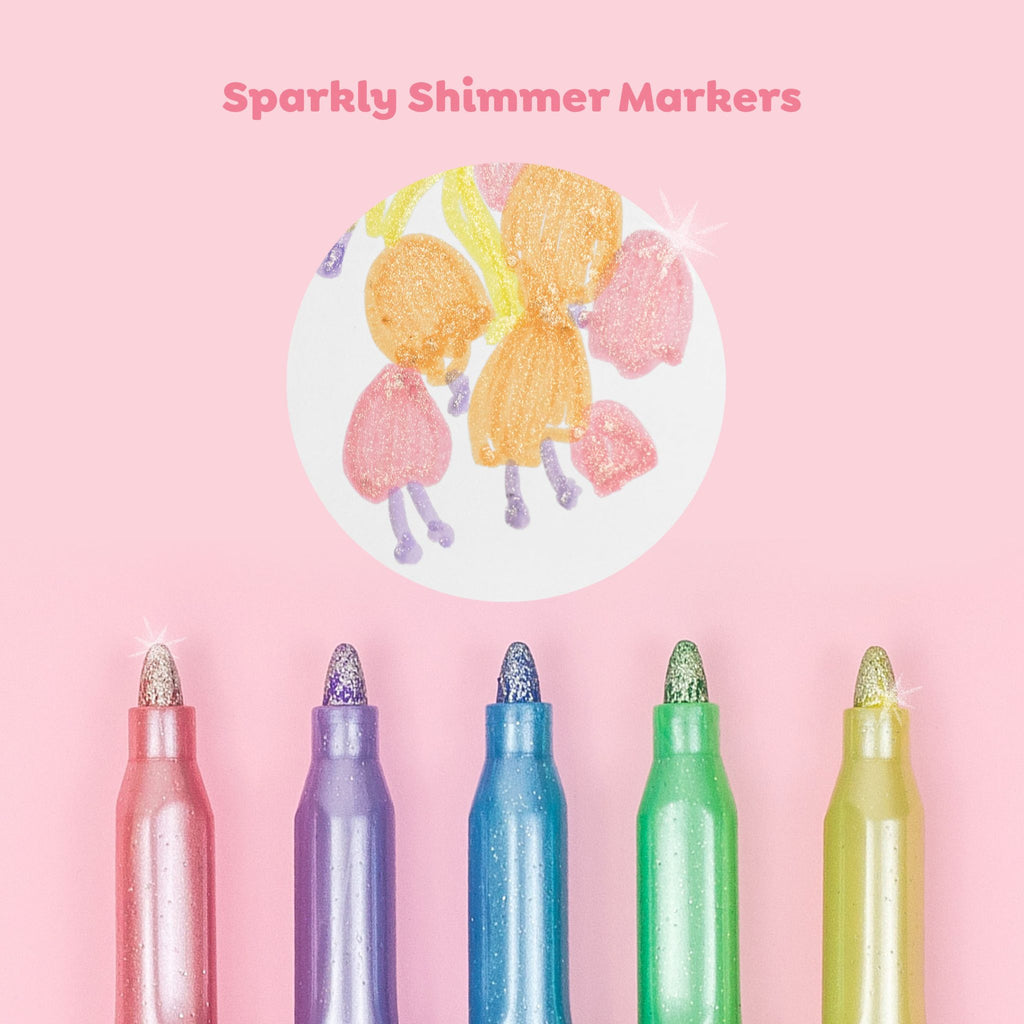 Tiger Tribe Tuschpennor Shimmer Markers (6 färger)