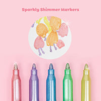 Thumbnail for Tiger Tribe Tuschpennor Shimmer Markers (6 färger)