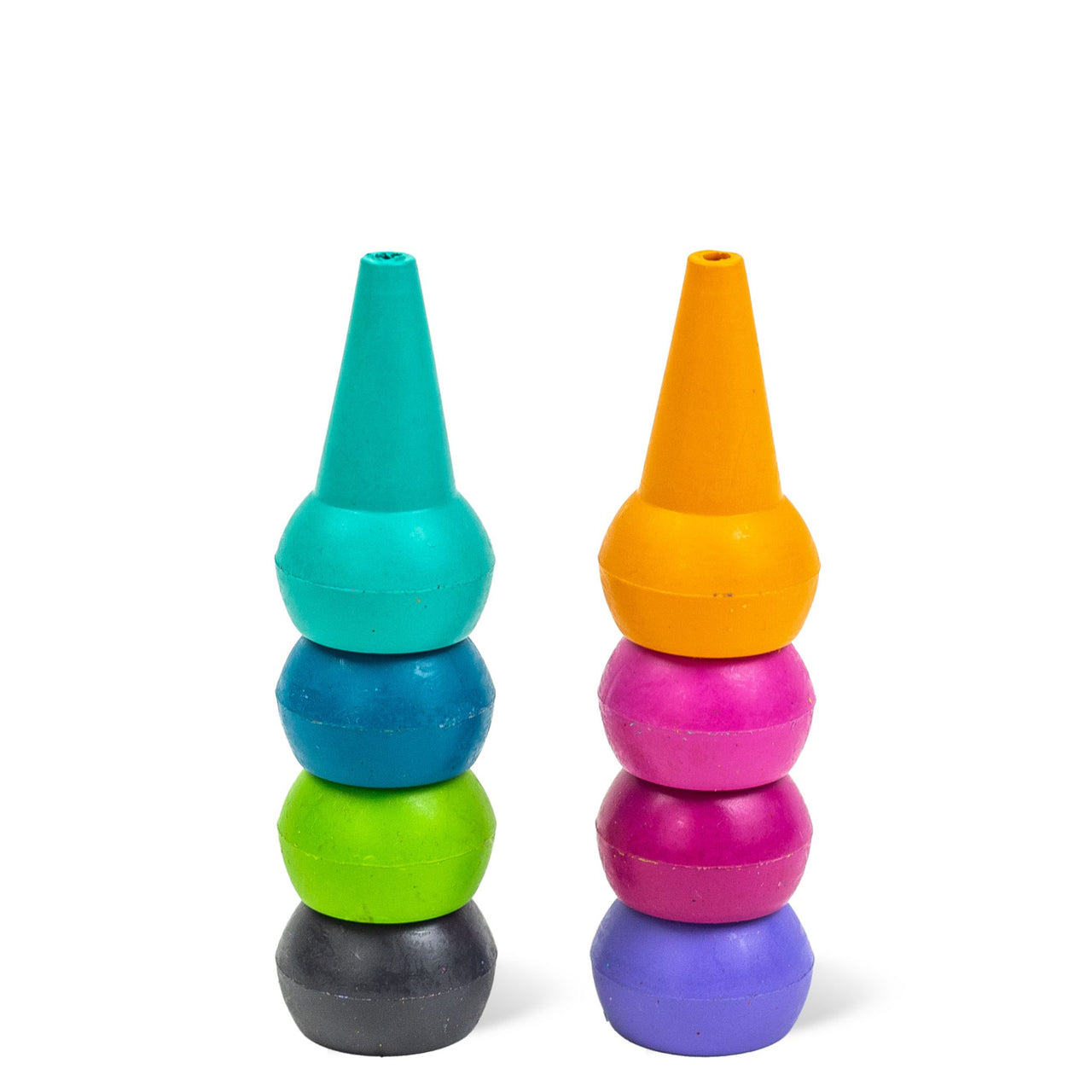 Tiger Tribe Stapelbara kritor Candy Colours (8 färger)