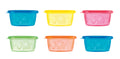 Nuby Skålset för snacks +3m (6-pack, 300ml)