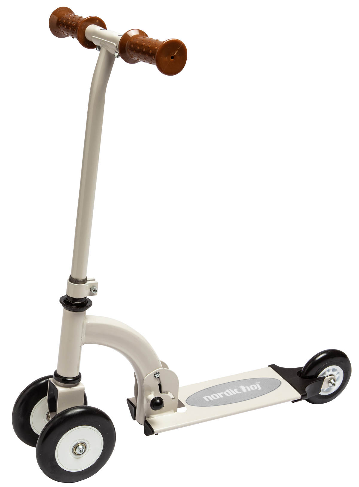 Nordic Hoj Sparkcykel 4 Hjul Ljusbeige
