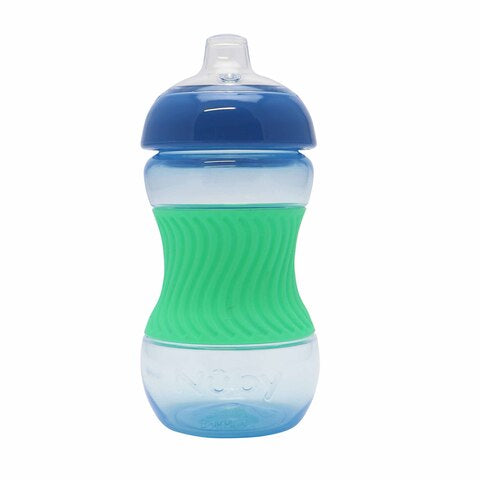 Nuby Mini Mugg med handtag Easy Grip Blågrön +4m (180ml)