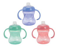 Thumbnail for Nuby Mini Mugg med handtag Easy Grip Grön/Blå/Rosa +4m (150ml)