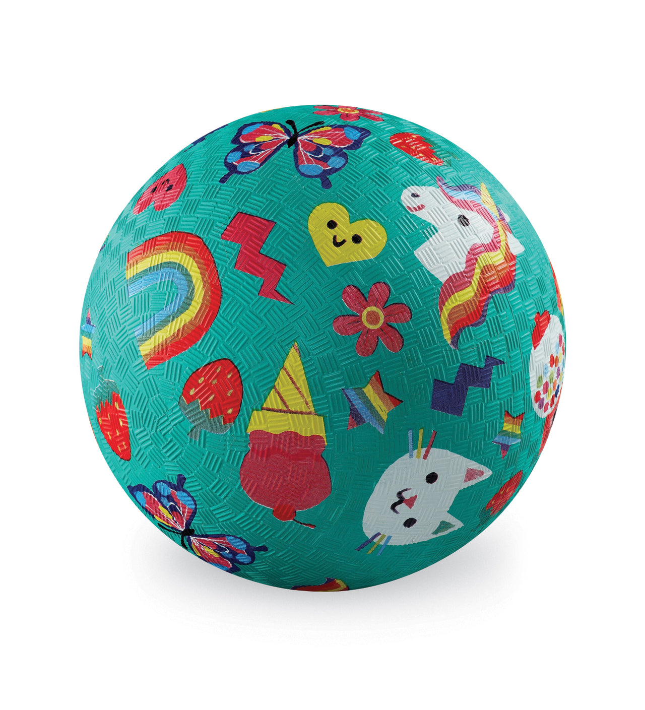 Crocodile Creek Lekboll Smiley (18cm)