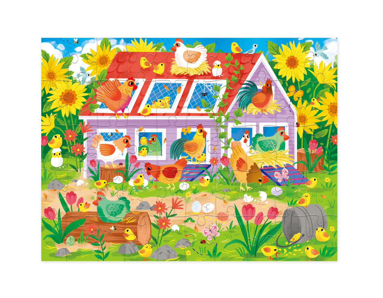 Crocodile Creek Pussel Chicken Coop (50 bitar)
