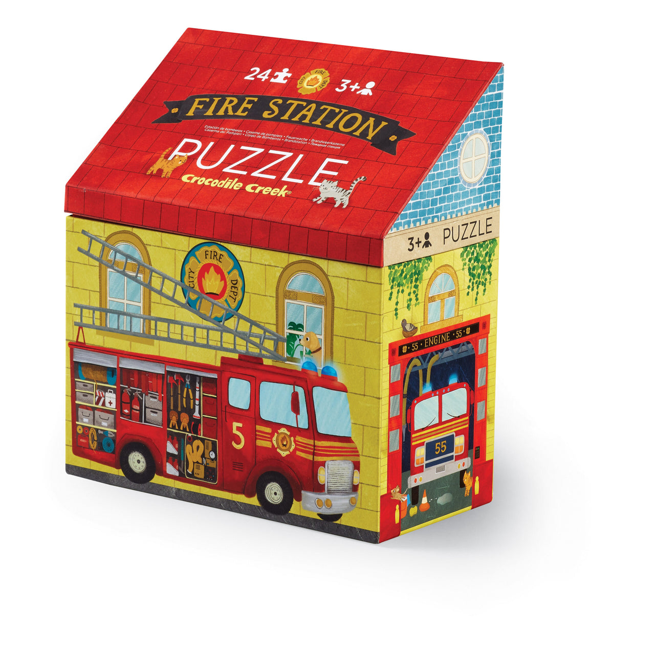 Crocodile Creek Pussel Fire House (24 bitar)