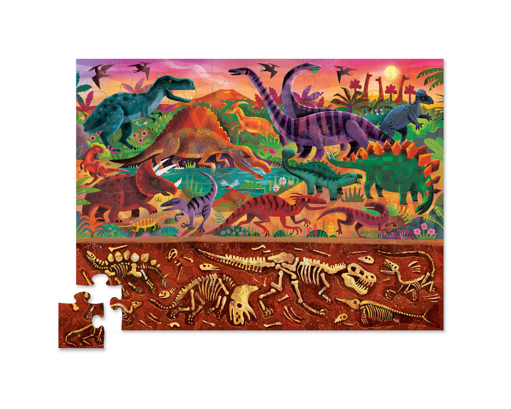 Crocodile Creek Pussel Dinosaur World (48 bitar)