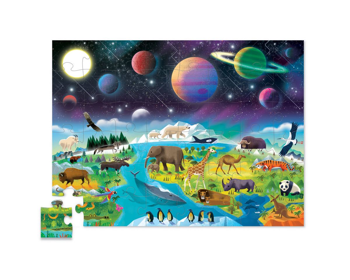 Crocodile Creek Pussel Earth & Space (48 bitar)