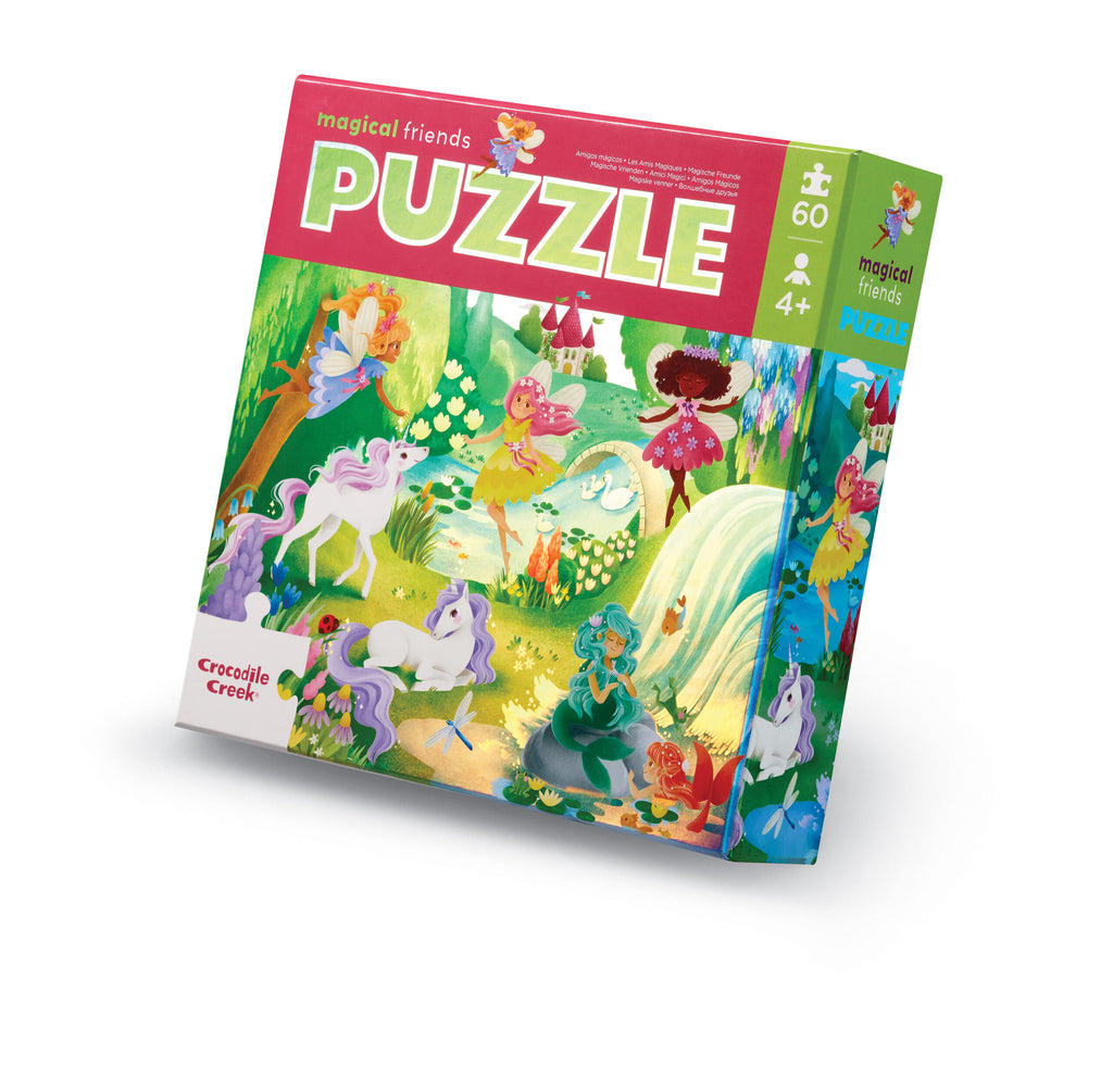 Crocodile Creek Holografiskt pussel Magical Friends (60 bitar)
