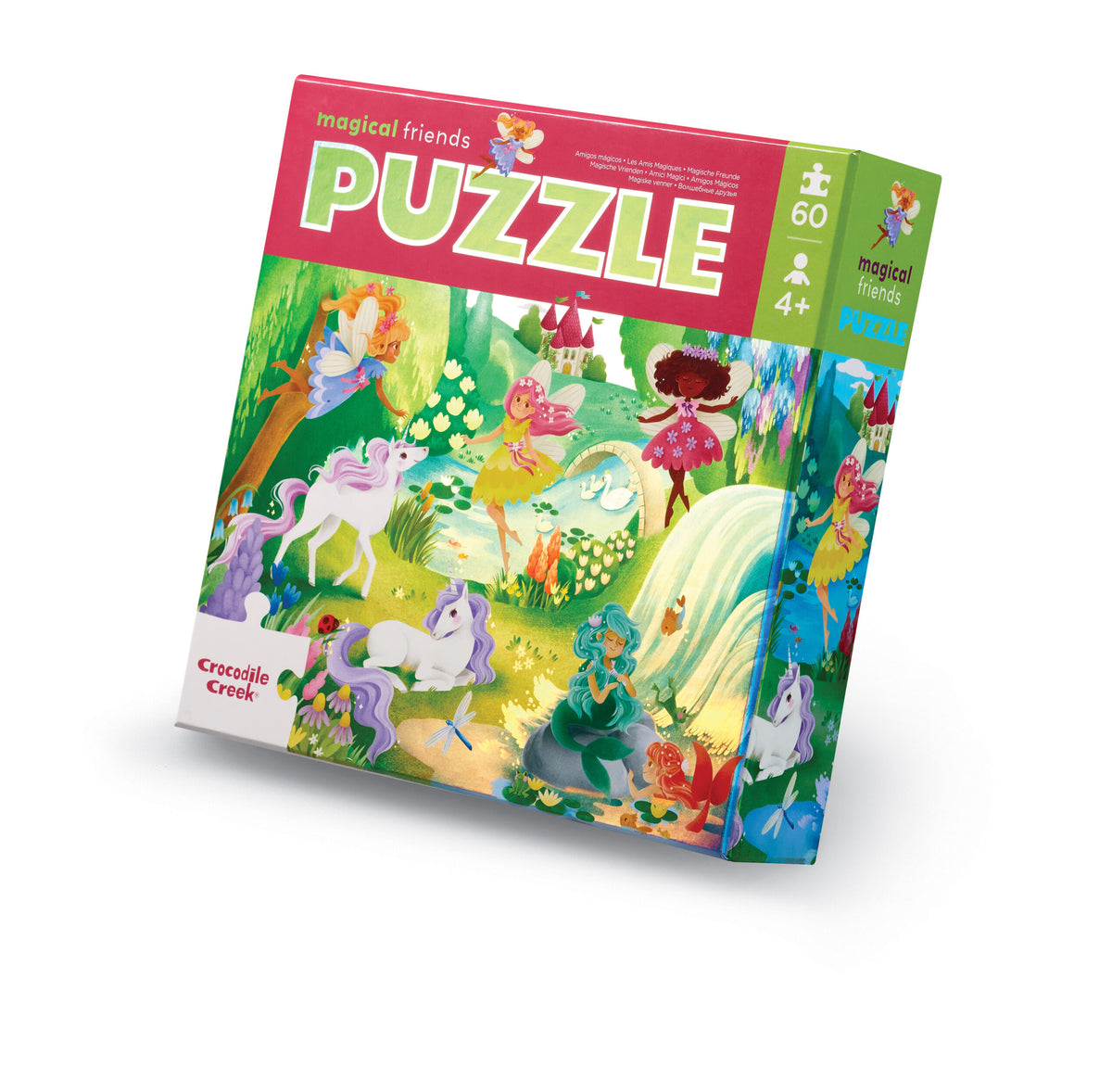 Crocodile Creek Holografiskt pussel Magical Friends (60 bitar)