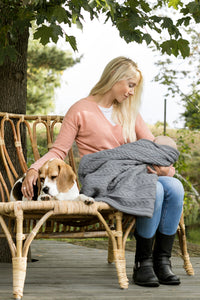 Thumbnail for Vinter & Bloom Filt Cuddly Dove Grey