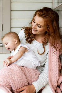 Thumbnail for Vinter & Bloom Filt Cuddly Dusty Rose