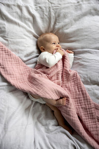 Thumbnail for Vinter & Bloom Filt Layered Muslin Eko Silver Rose