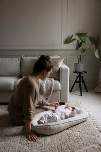 Thumbnail for Vinter & Bloom Meadow Baby Sleep Nest Soft Sand