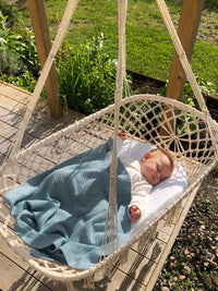 Thumbnail for Vinter & Bloom Filt Soft Grid Eko Dim Blue