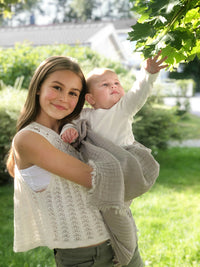 Thumbnail for Vinter & Bloom Filt Feather Muslin Eko Pebble Greige