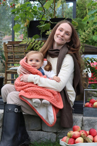 Thumbnail for Vinter & Bloom Filt Cuddly Soft Coral