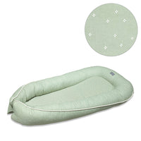 Thumbnail for Vinter & Bloom Meadow Baby Sleep Nest Green Fields