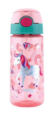 Nuby Tryckmugg med glitter Soft Straw Enhörning (540ml)