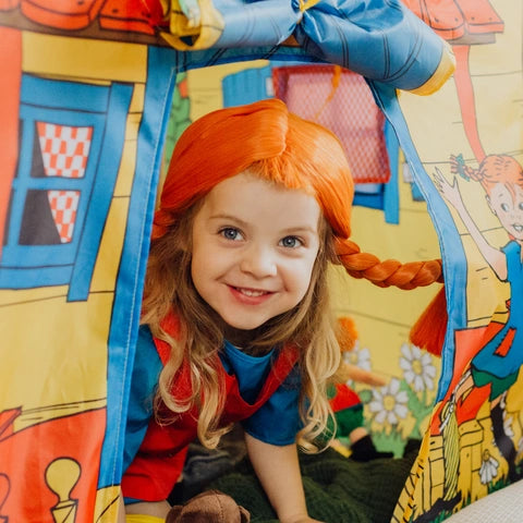 Pippi-paryk med elastik