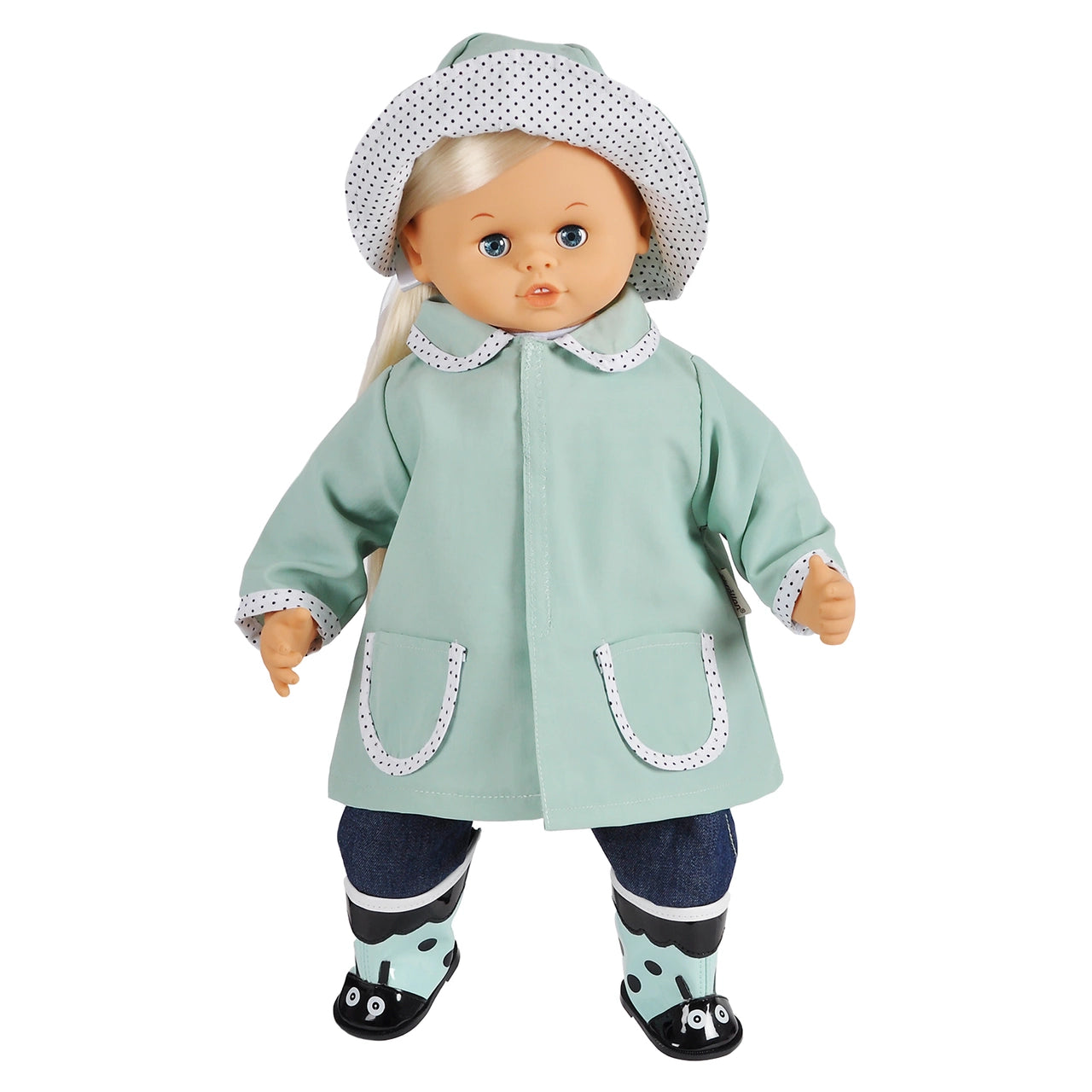Dockkläder Regnjacka & hatt (För 41-46cm dockor)