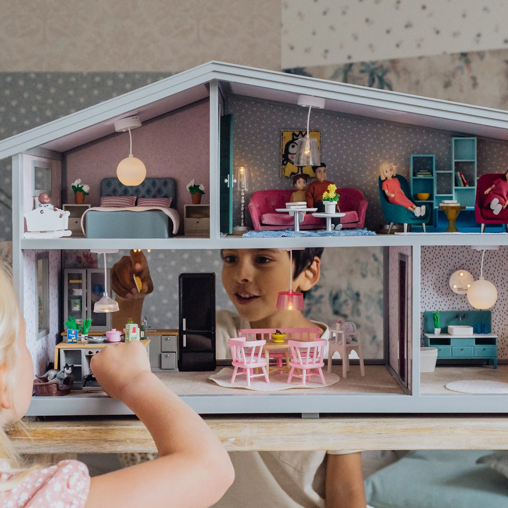 Lundby Dukkehus Life med 4 rum