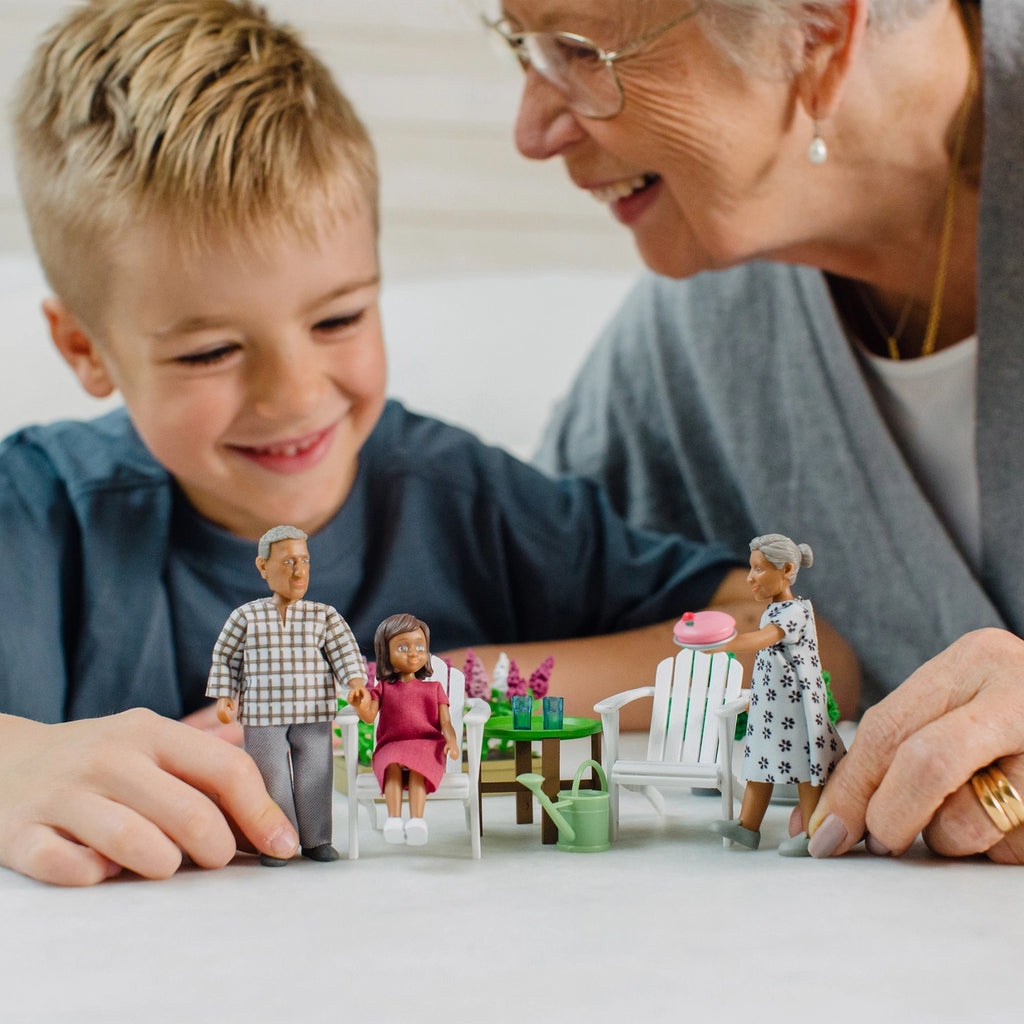 Lundby dukkehus dukkesæt ældre par Nikki