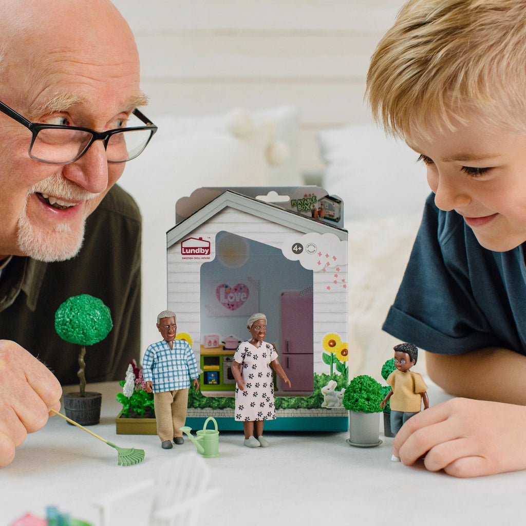 Lundby Dukkehus Dukkesæt Ældre par Billie
