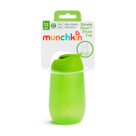 Munchkin Straw Cup Simple Clean Grön +12m (300ml)