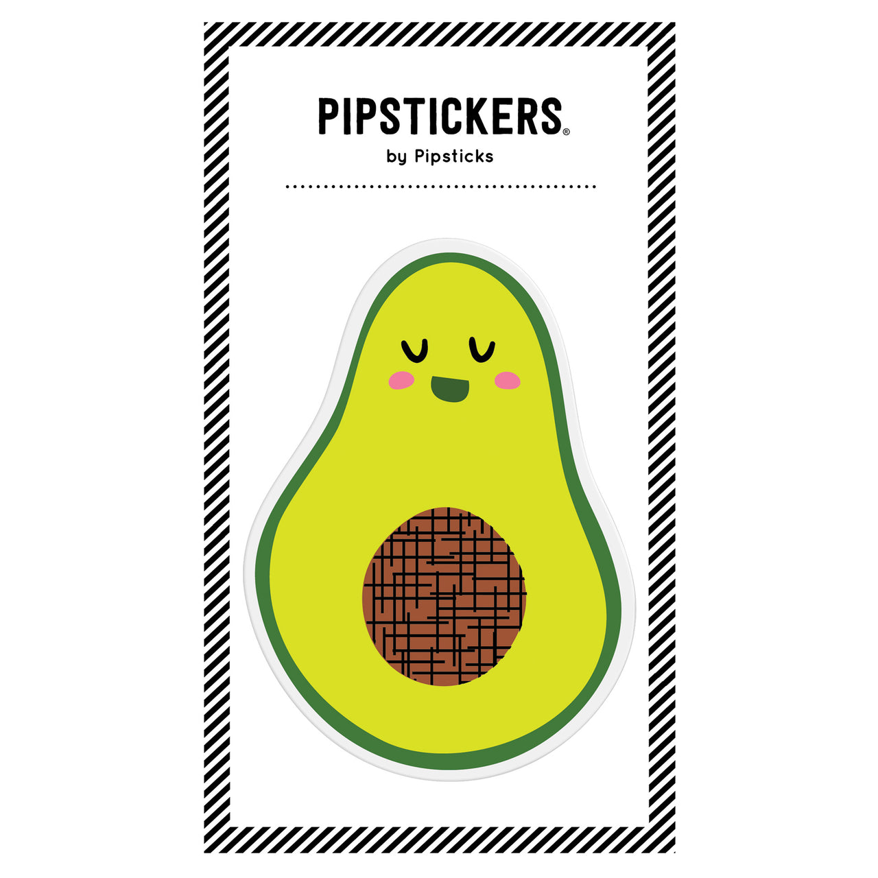 Pipsticks Klistermärken 3D Big Puffy Avocado