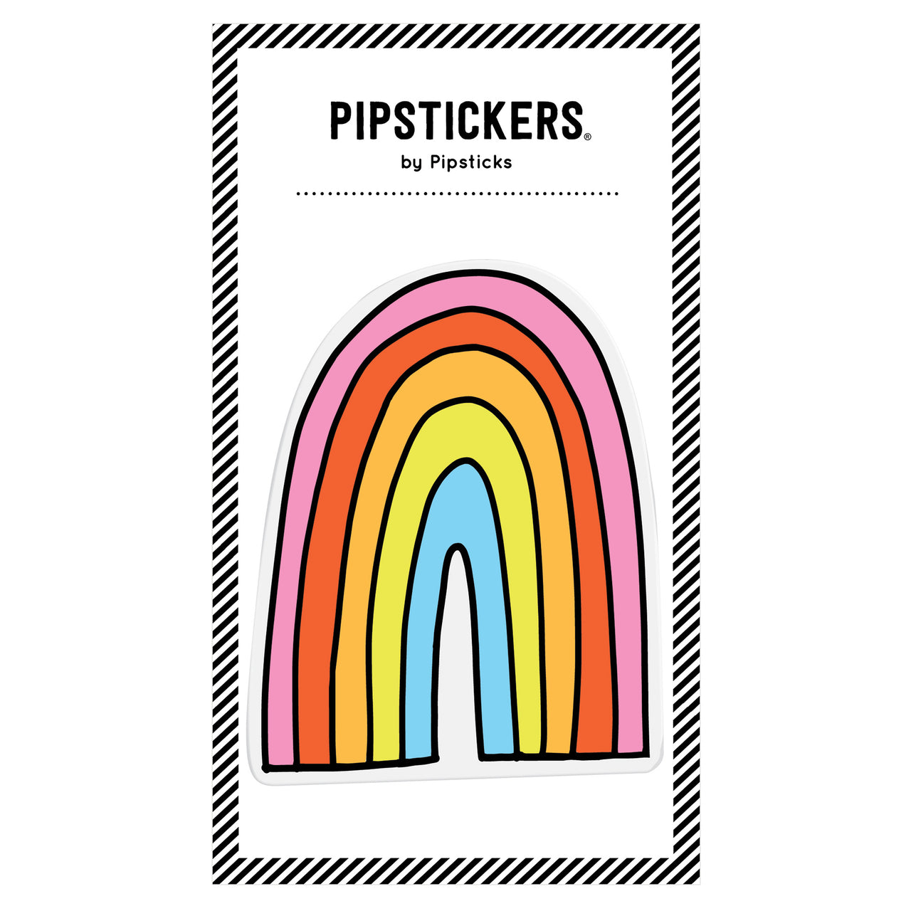 Pipsticks Klistermärken 3D Big Puffy Rainbow