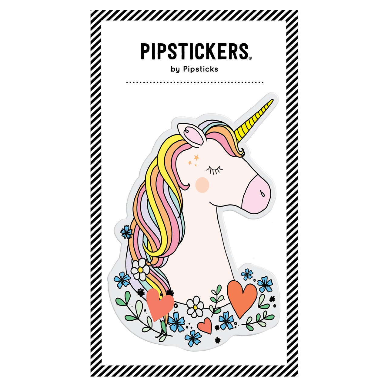 Pipsticks Klistermärken 3D Big Puffy Unicorn
