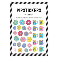 Thumbnail for Pipsticks Klistermärken i PVC Donuts & Coffee